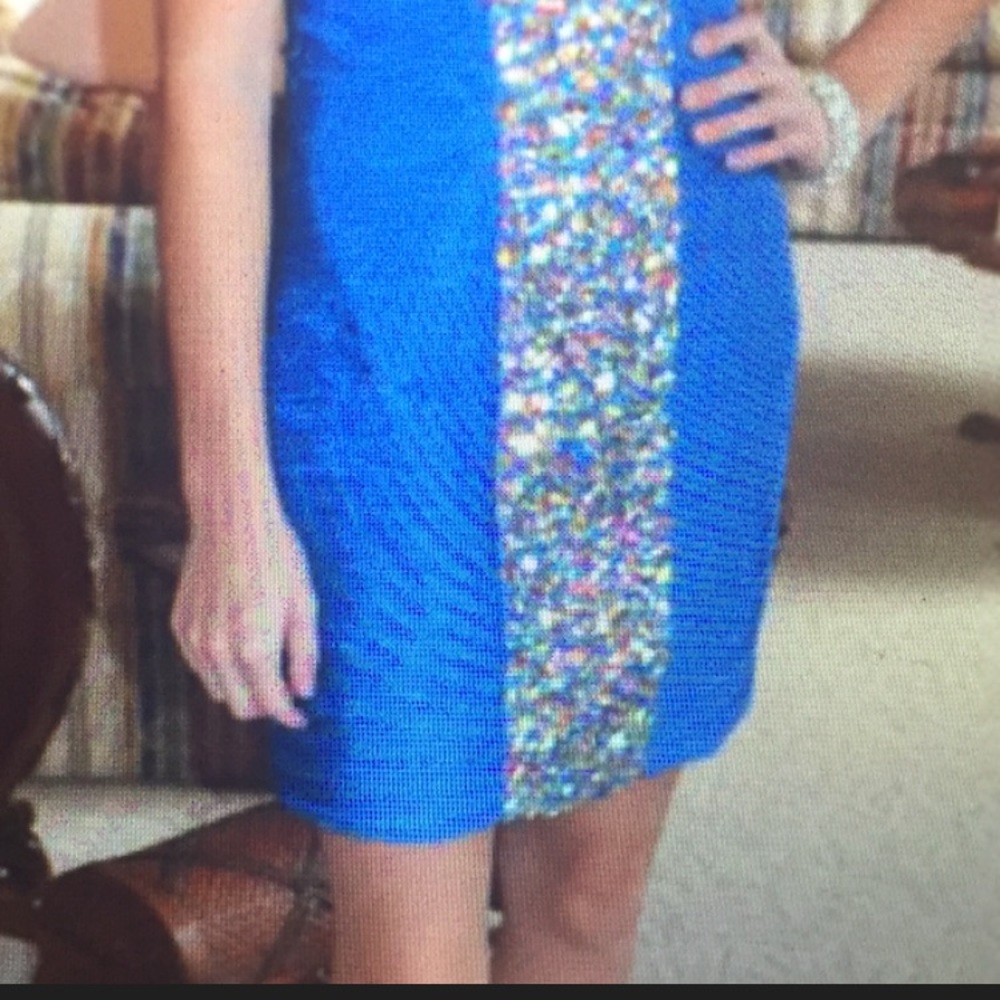 Blush Prom Dress, Size 0 - Picture 4 of 5